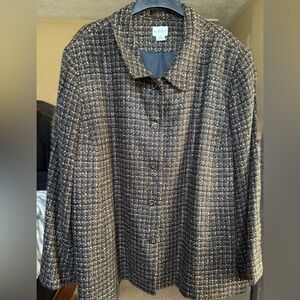 Koret Brown and Tan Textured Fabric